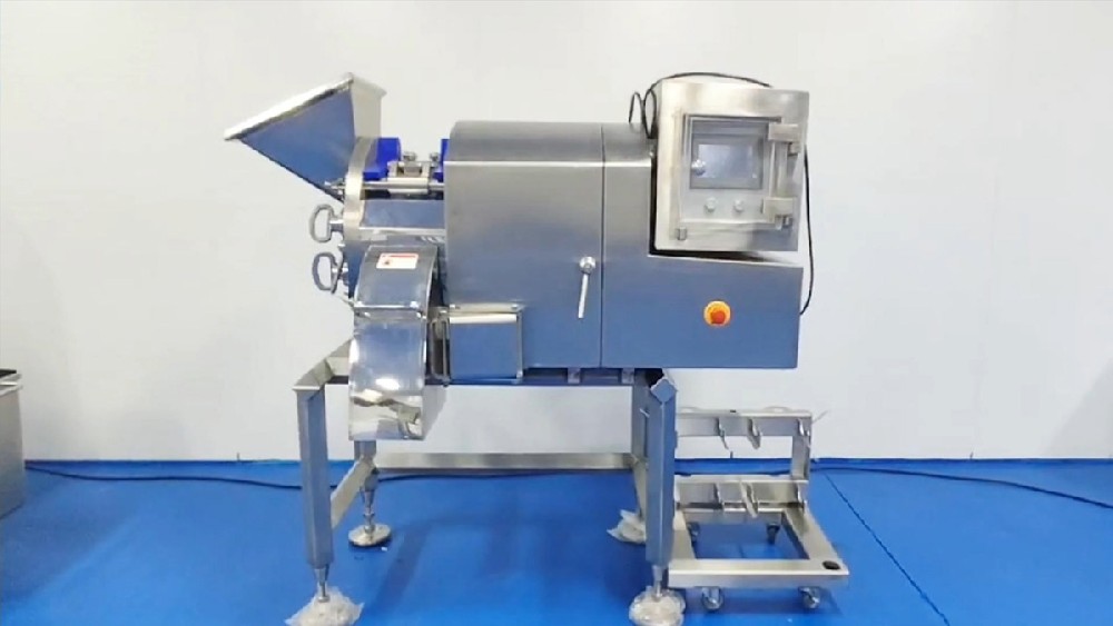 QD300凍肉切丁機(jī)實(shí)機(jī)操作演示