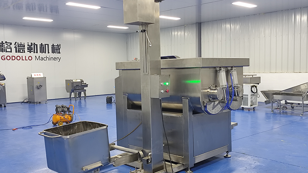 JB1200拌餡機(jī)，配備提升機(jī)